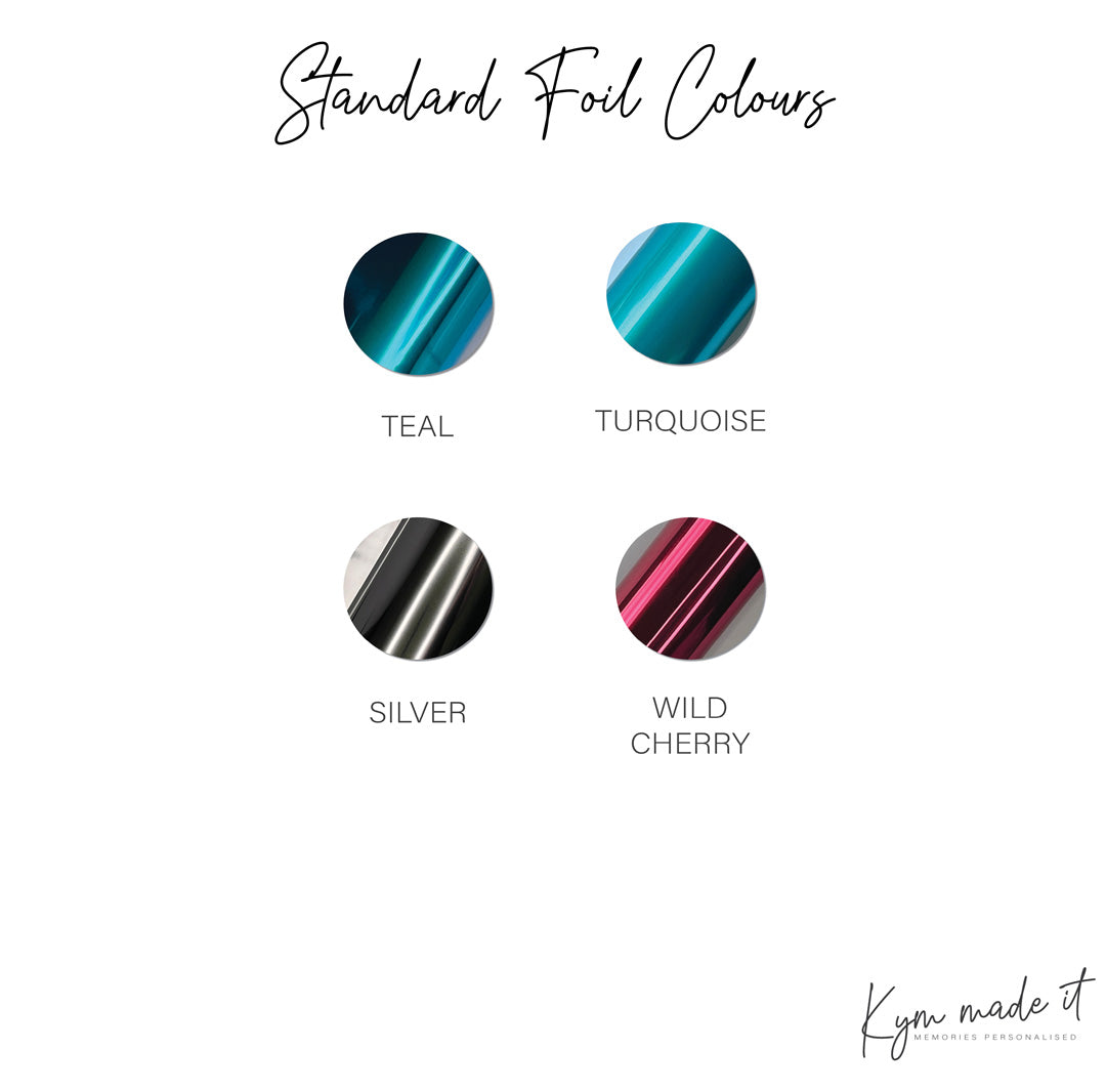 Standard Foil Colours Chart 3